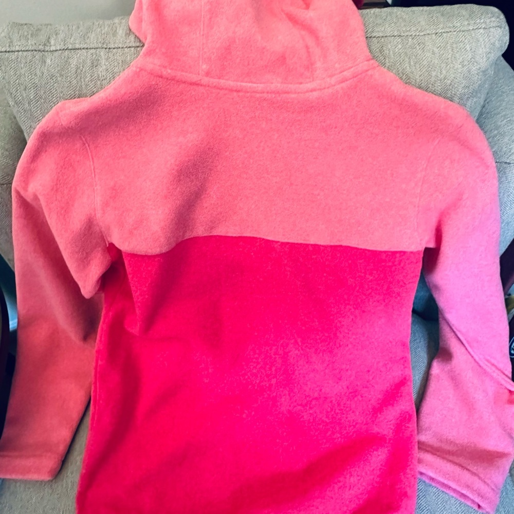 Columbia Youth Full Zip Hoodie (Pink) - Picture 3 of 4
